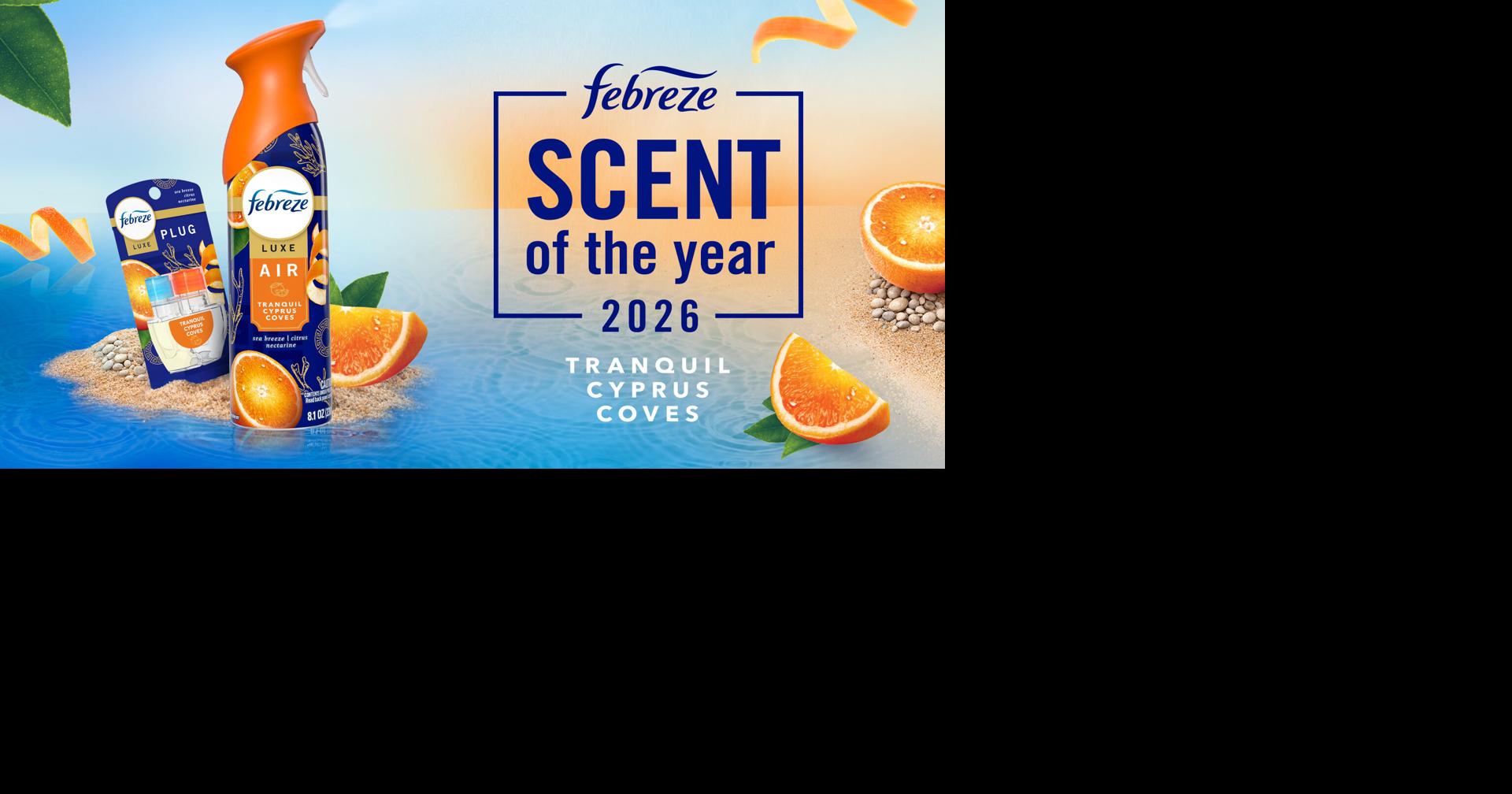Febreze Celebrates Fifth Annual Scent of the Year With New Tranquil Cyprus Coves
