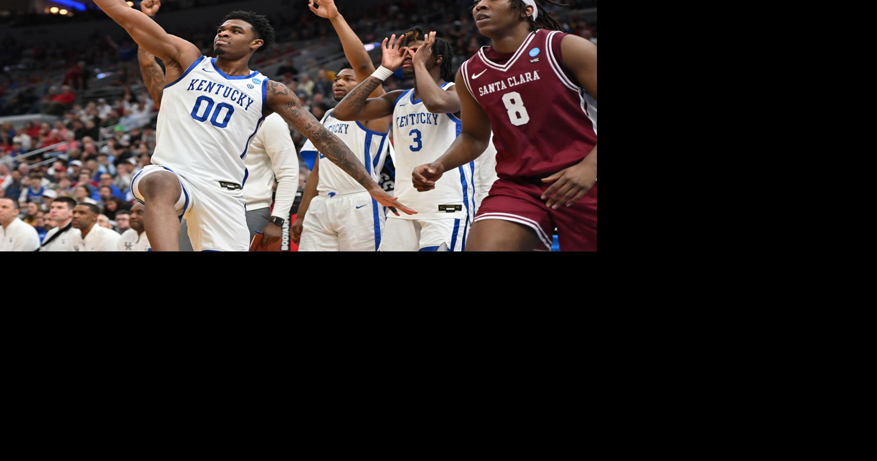 Otega Oweh's buzzer-beater saves Kentucky in 89-94 overtime win over Santa Clara in March Madness