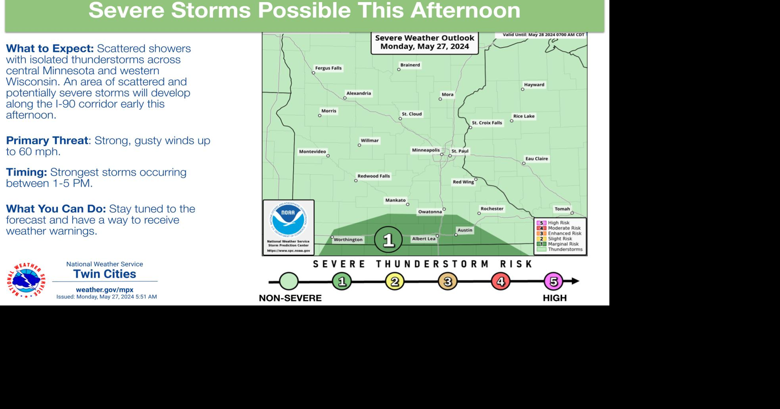 More scattered showers and thunderstorms expected for Memorial Day ...