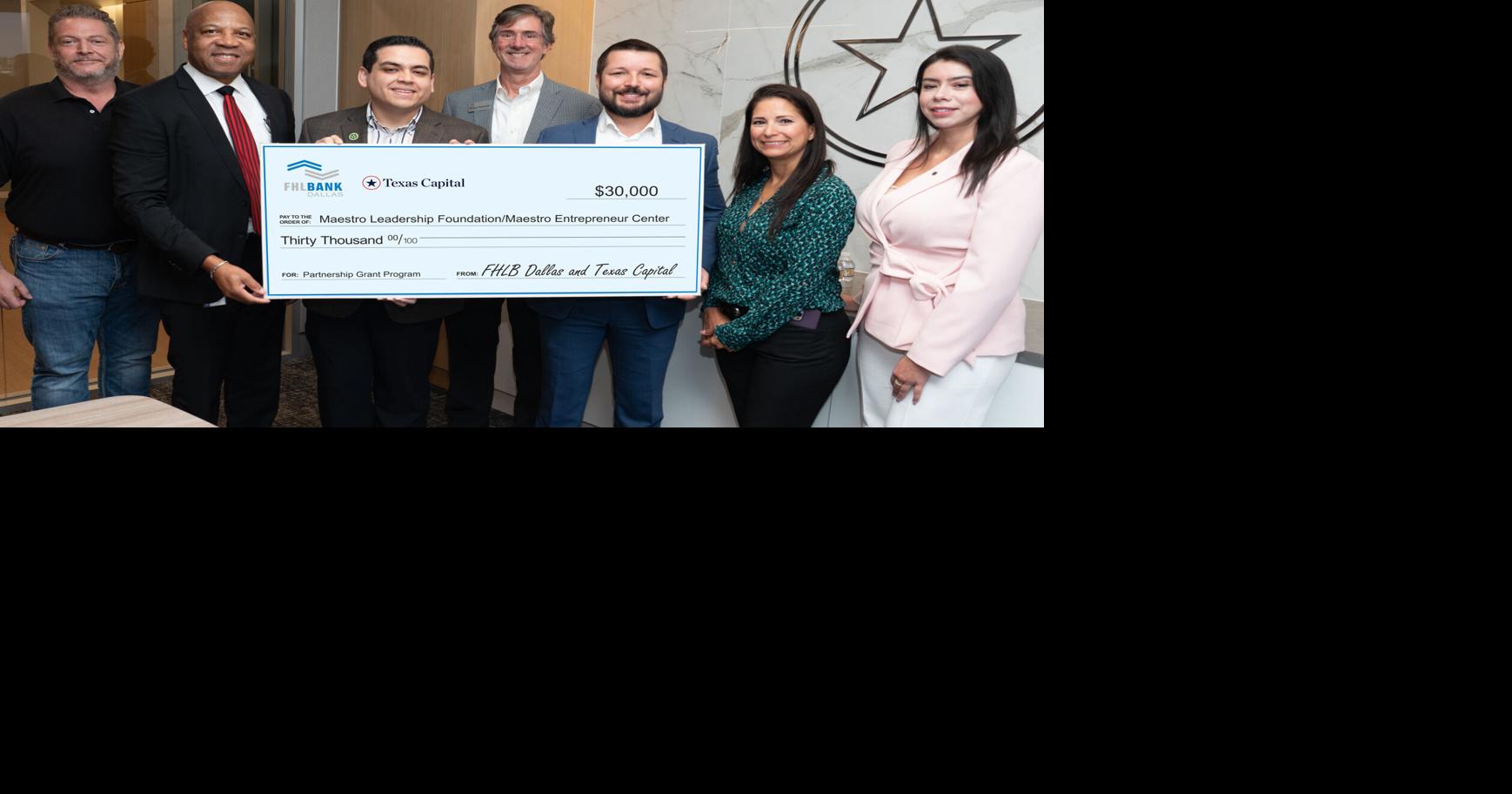 $30K Grant from FHLB Dallas and Texas Capital Supports Small Business Growth