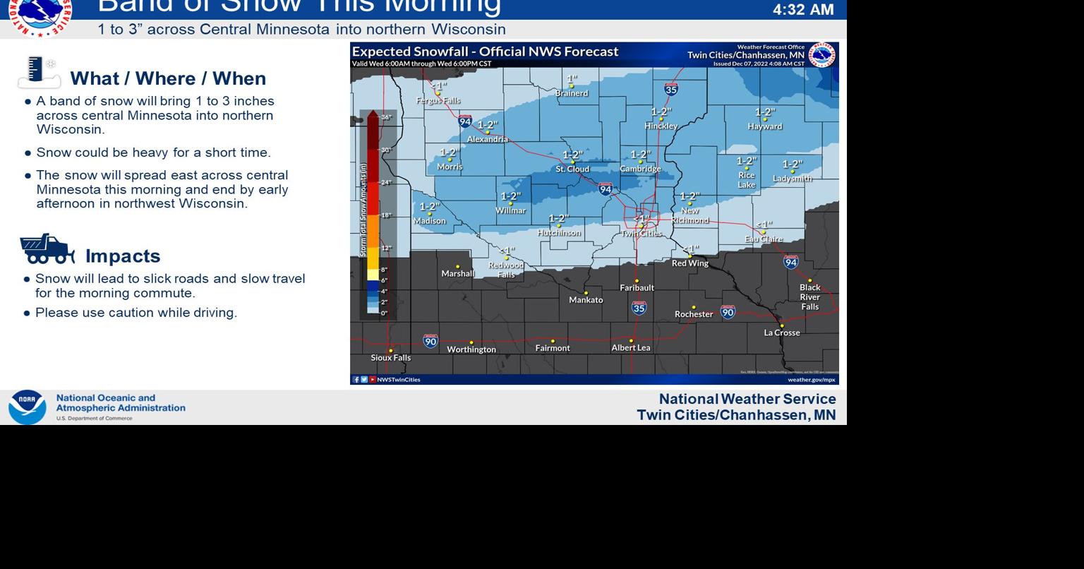 Snow impacting morning commute Wednesday, stronger storm next week ...