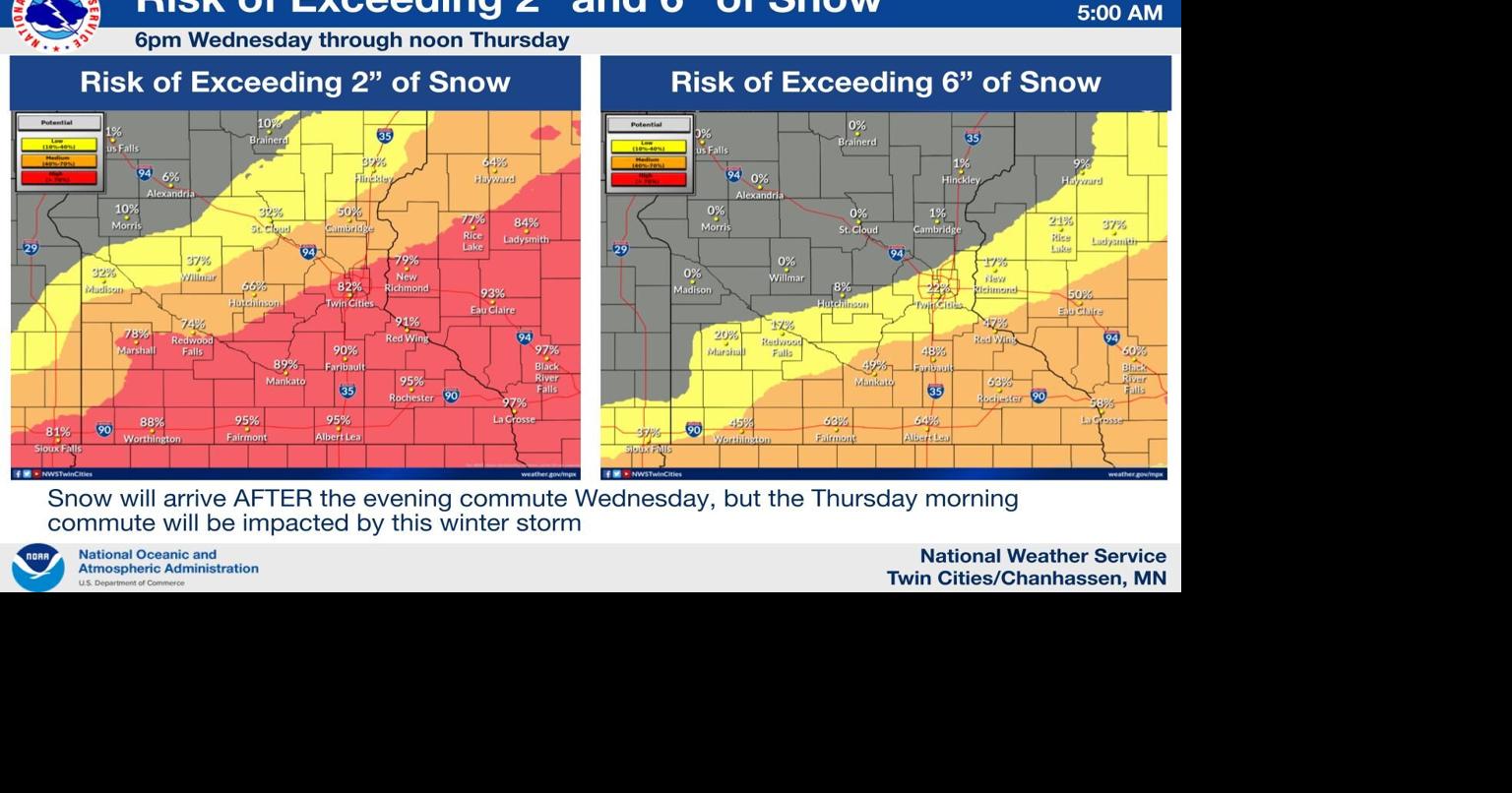 Midweek winter storm could bring several inches of snow to Minnesota