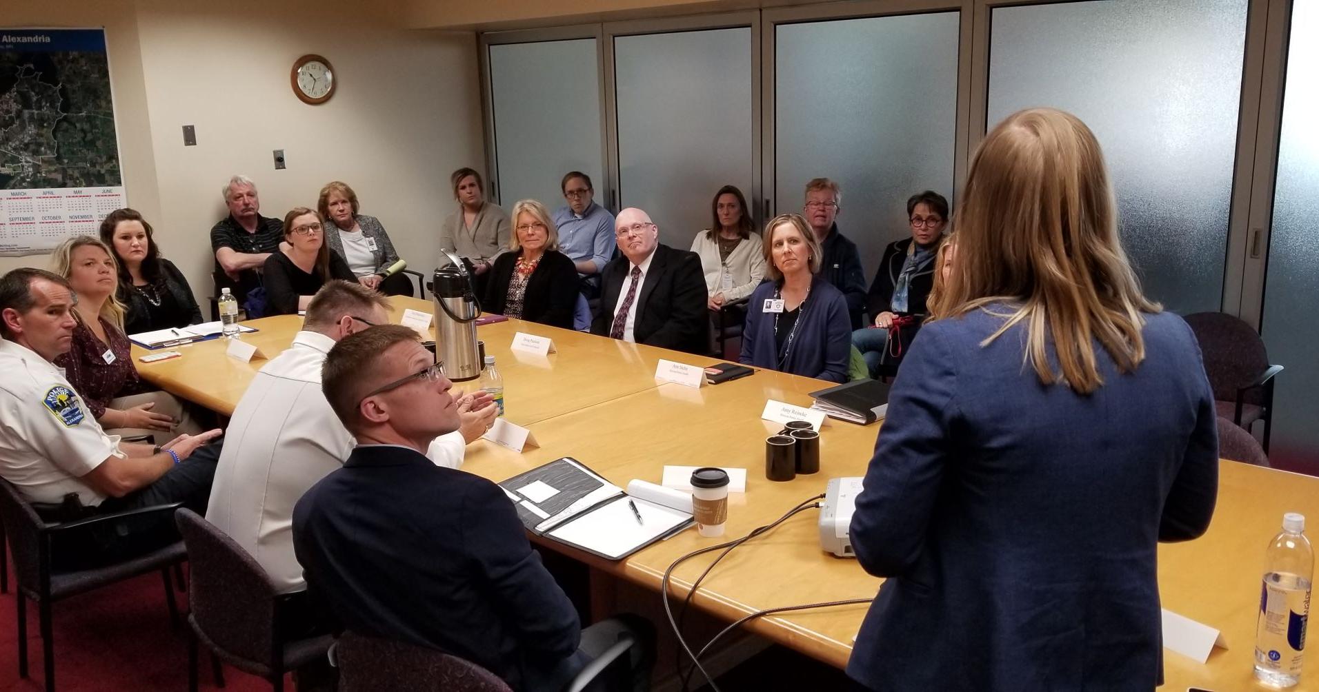 Alexandria Area Opioid Task Force Has Plenty to Say to Klobuchar Staff - Vimarsana News
