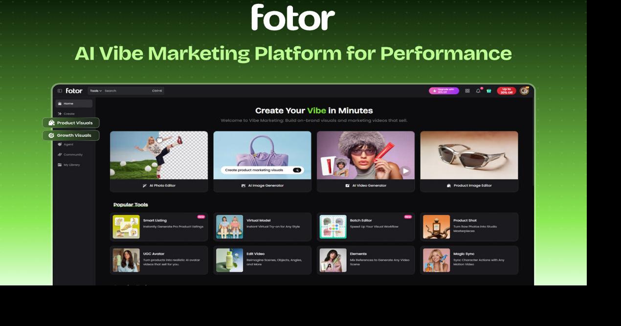 Fotor's AI Vibe Marketing Platform: Powering the Complete Visual Workflow