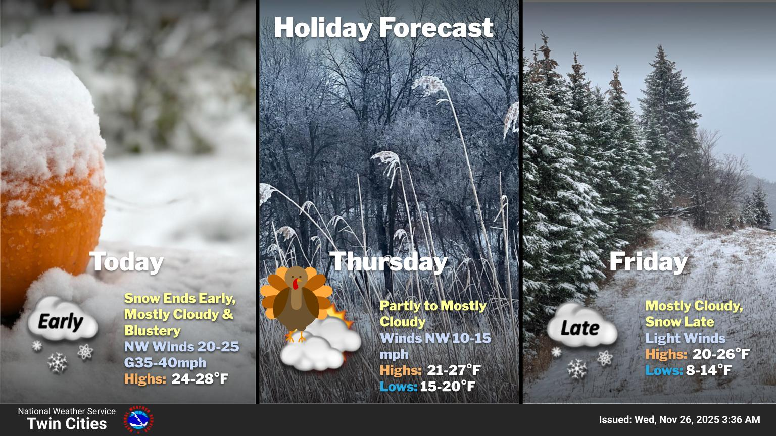 Snow comes to an end, more snow possible Friday night | Local News ...