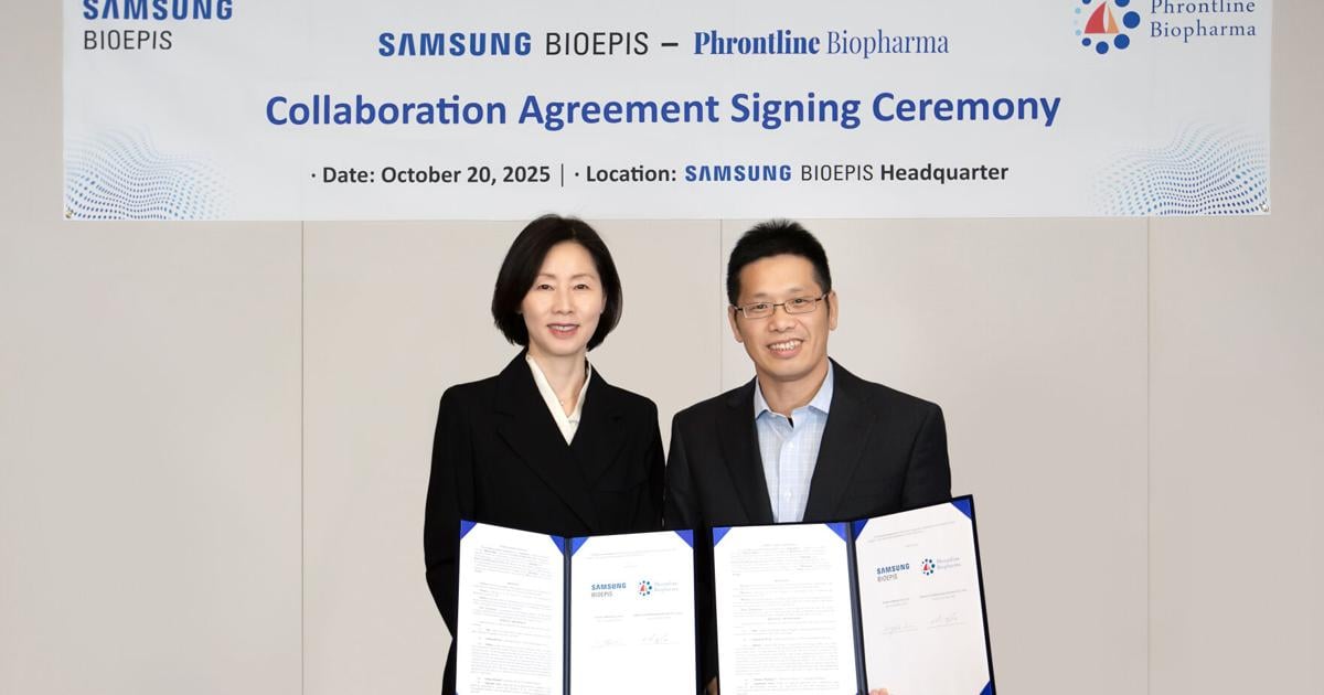 Samsung Bioepis And Phrontline Announce a Global Strategic Partnership to Advance Best-in-Class Antibody-Drug Conjugate Therapeutics for Solid Tumors