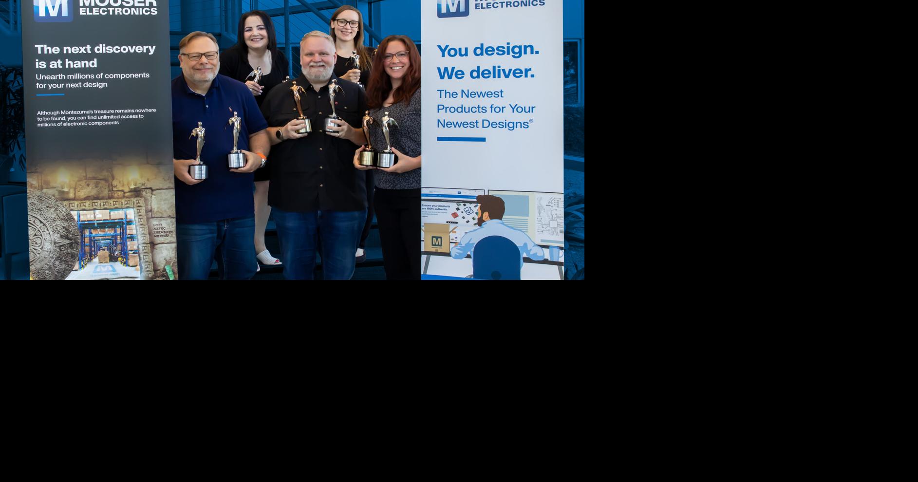 Mouser Electronics' Marketing Communications Team Wins 10 Telly Awards for Excellence in Video Content for Third Consecutive Year