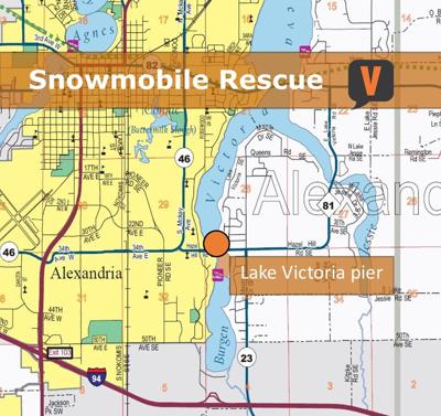 Snowmobile Rescue on Lake Victoria