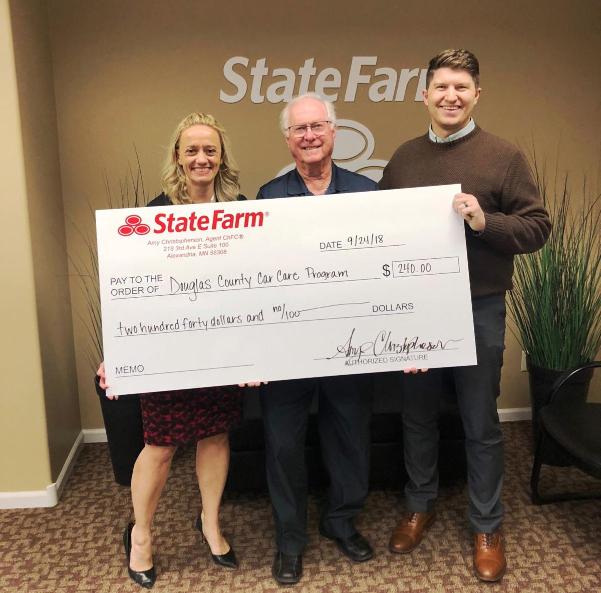 State Farm Agent Quadruples Her Gift Local Business News Voiceofalexandria Com