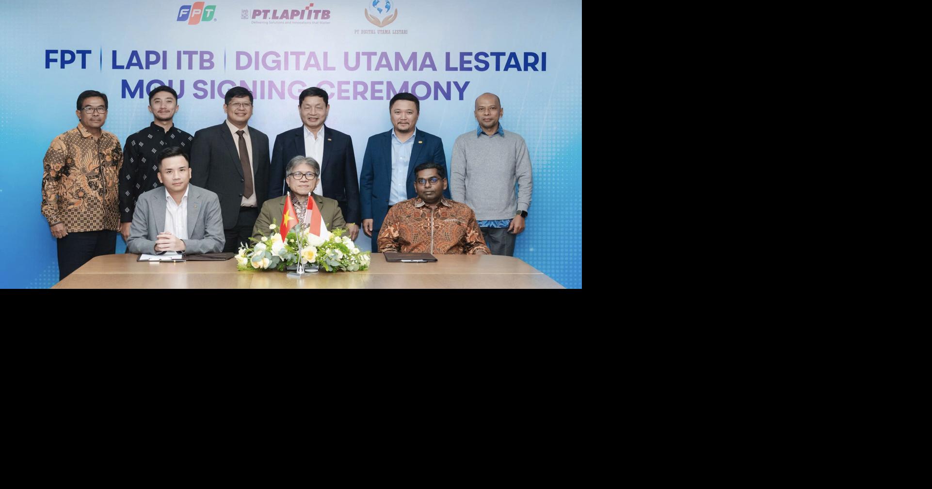 FPT Signs Partnership with LAPI ITB and Digital Utama Lestari, Driving Indonesia’s Innovation-Led Digital Economy