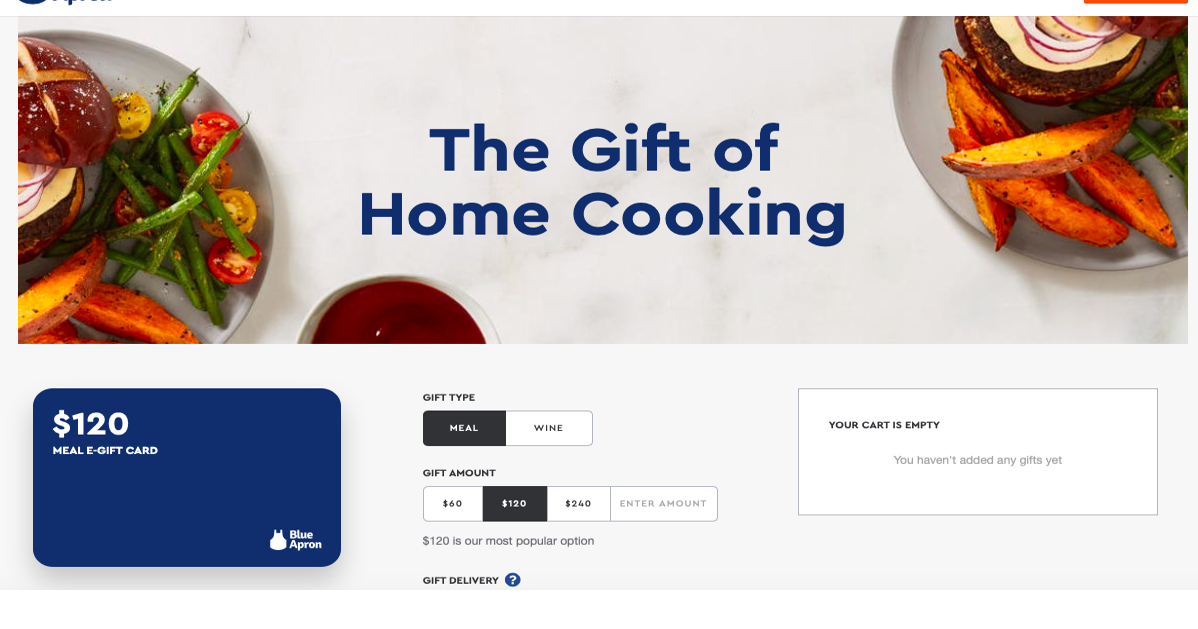blue apron gift card Vox Magazine