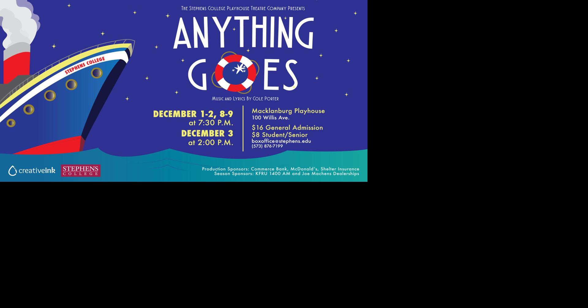 Timeless musical 'Anything Goes' is coming to Macklanburg Playhouse ...