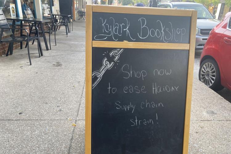 Skylark Bookshop asks customers to shop early to avoid the holidays exacerbating supply chain issues.