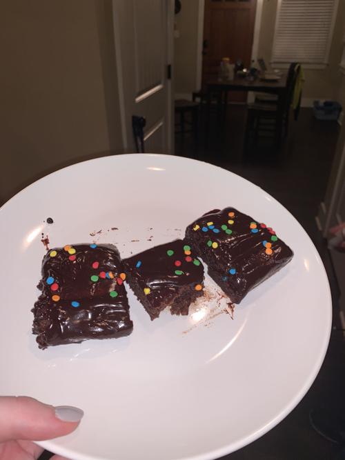 Homemade cosmic brownies
