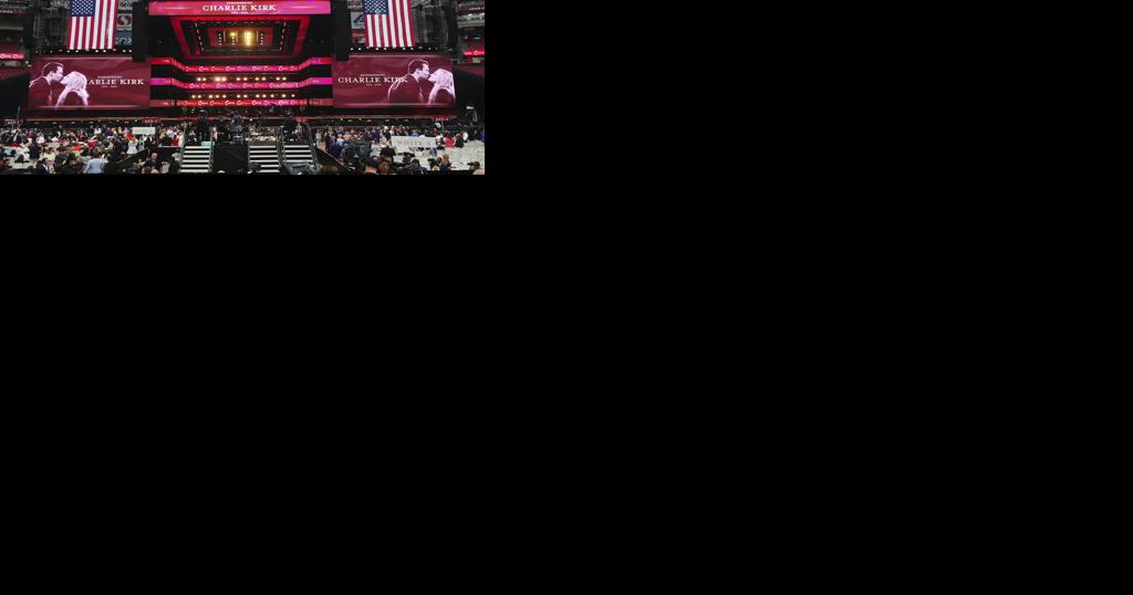 WATCH: Charlie Kirk memorial service draws thousands of mourners