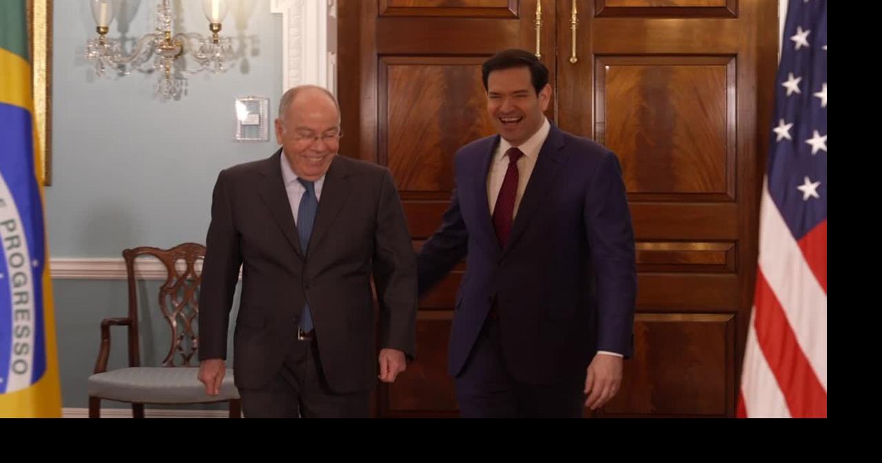 Marco Rubio meets with Brazilian Foreign Minister Mauro Vieira