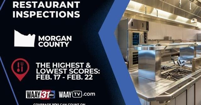 Who took all the soap? Morgan County restaurant inspection scores for Feb. 17-22