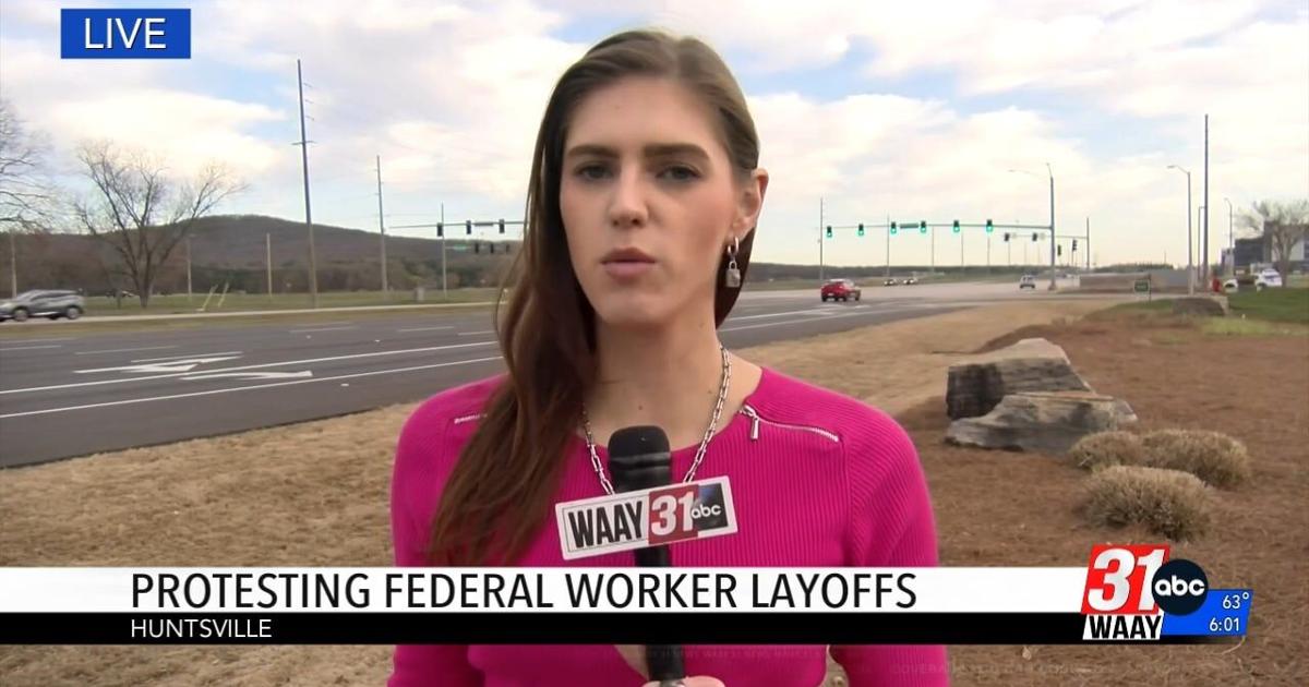 Rally held to protest federal worker layoffs | Video | waaytv.com