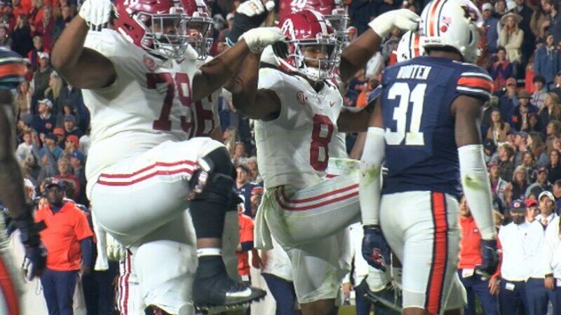 Alabama's Jameson Williams ejected from Iron Bowl 2021 for targeting