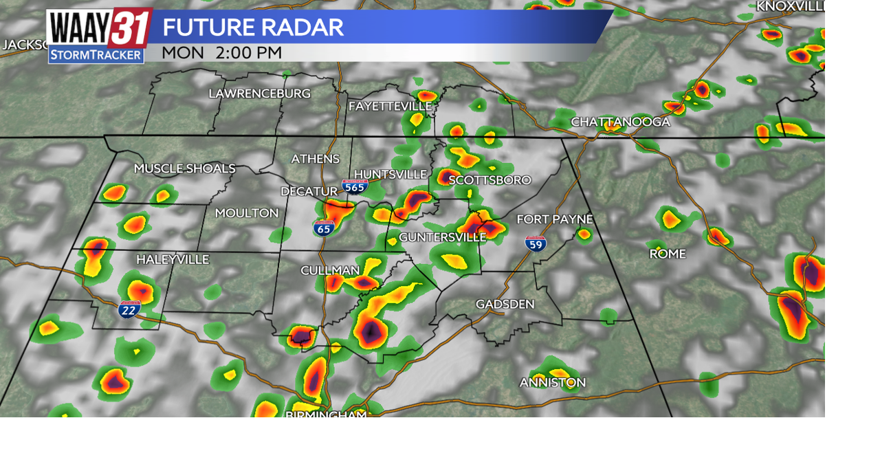 Scattered rain and storms continue into next week