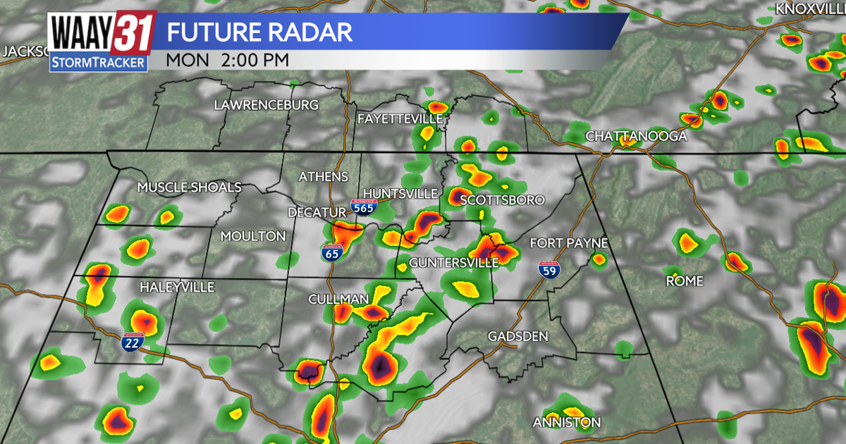 Scattered rain and storms continue into next week