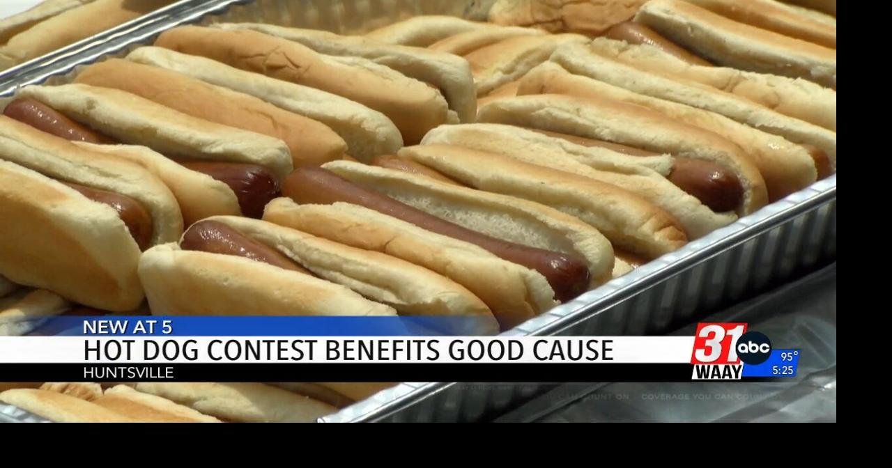Hot dog eating contest raises money for Madison County charity Video