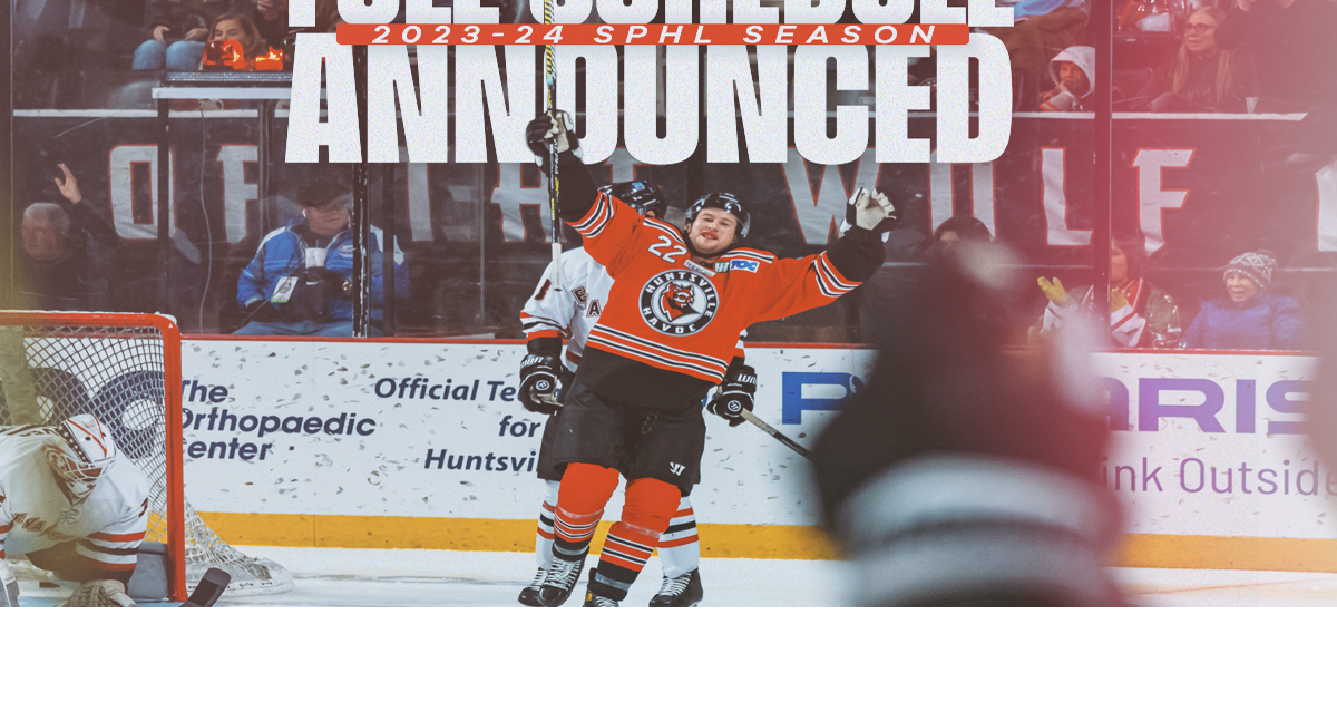 Huntsville Havoc Announce 20232024 SPHL Schedule News
