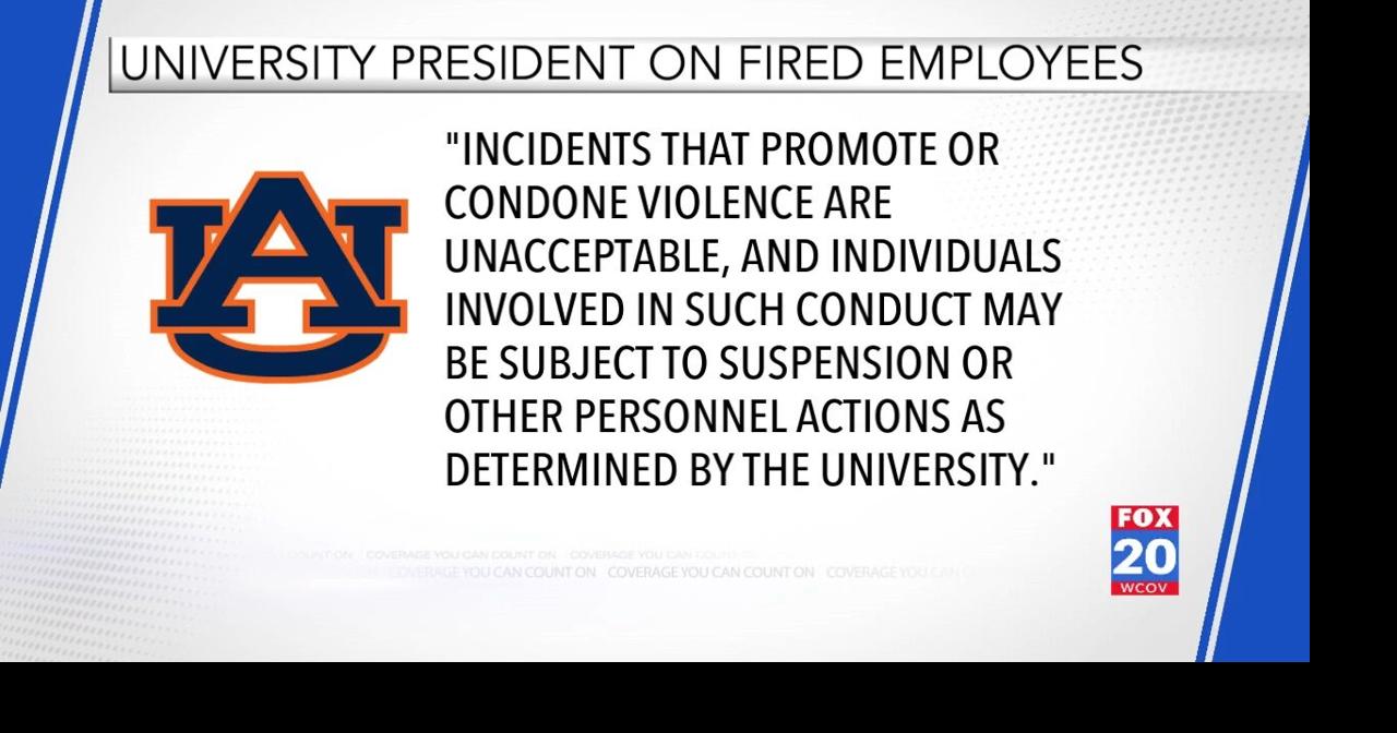 Social media posts spark firings at Auburn University