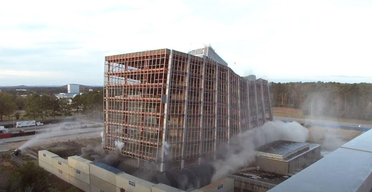 MSFC Building 4200 Implosion