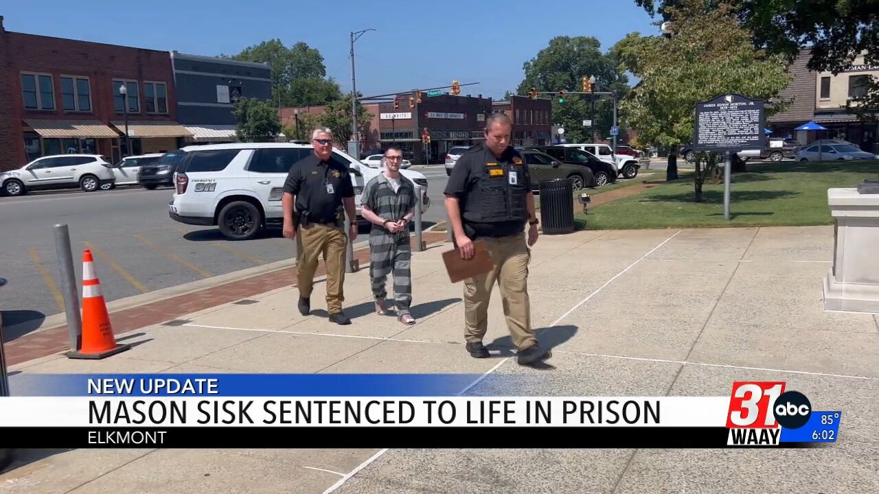 Mason Sisk Sentenced To Life In Prison Without Parole | Video | Waaytv.com