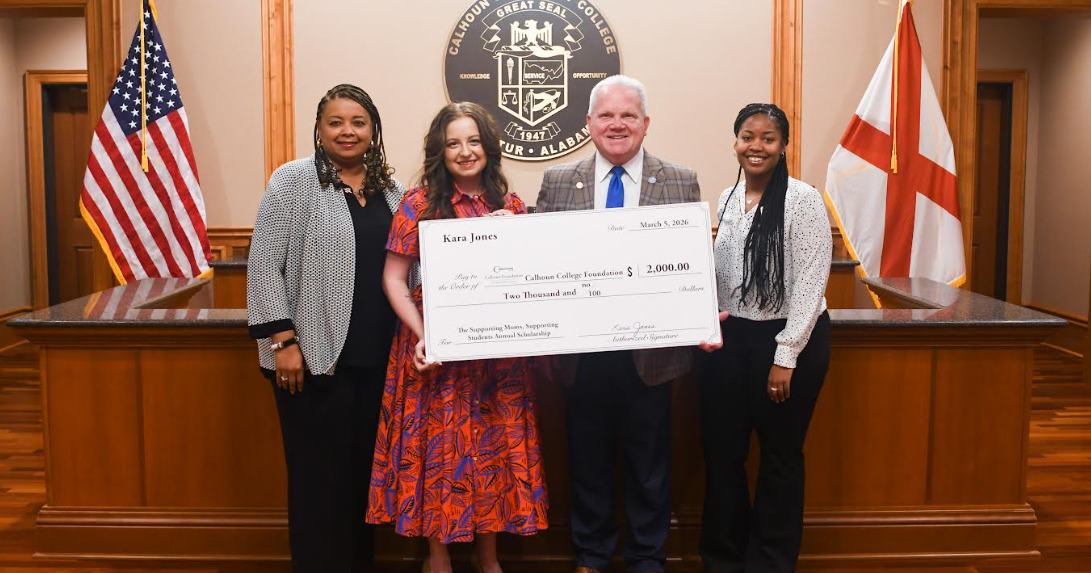 Calhoun student creates scholarship to support young mothers pursuing college degrees