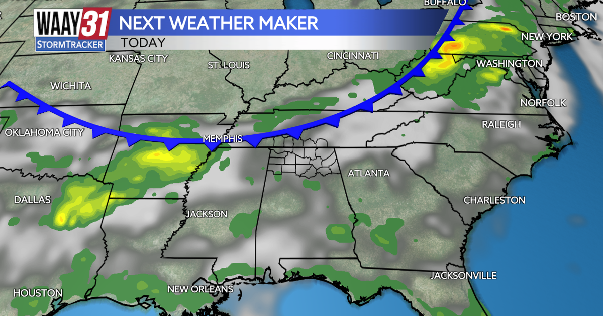 Showers and storms return today