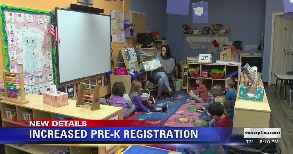 Pre-K registration on the rise across North Alabama as schools expand to teach more students