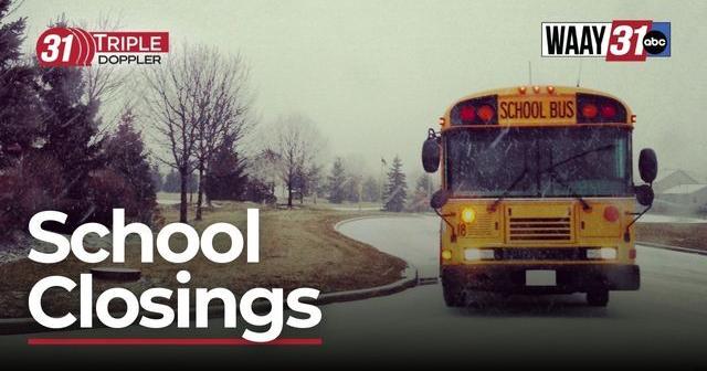 Some North Alabama schools announce early dismissals Wednesday due to weather