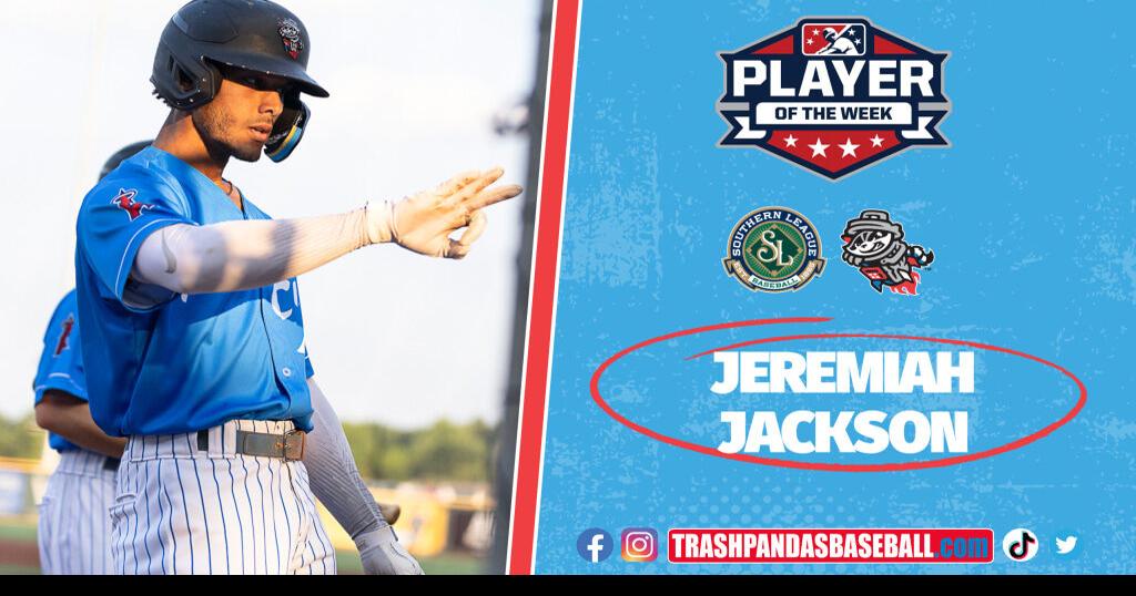 Trash Panda's Jackson named Southern League Player of the Week