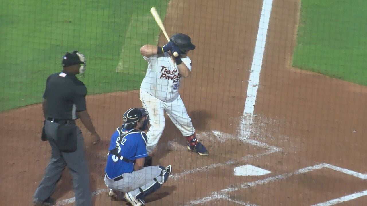 Logan O'Hoppe crushes pair of homers for Trash Pandas