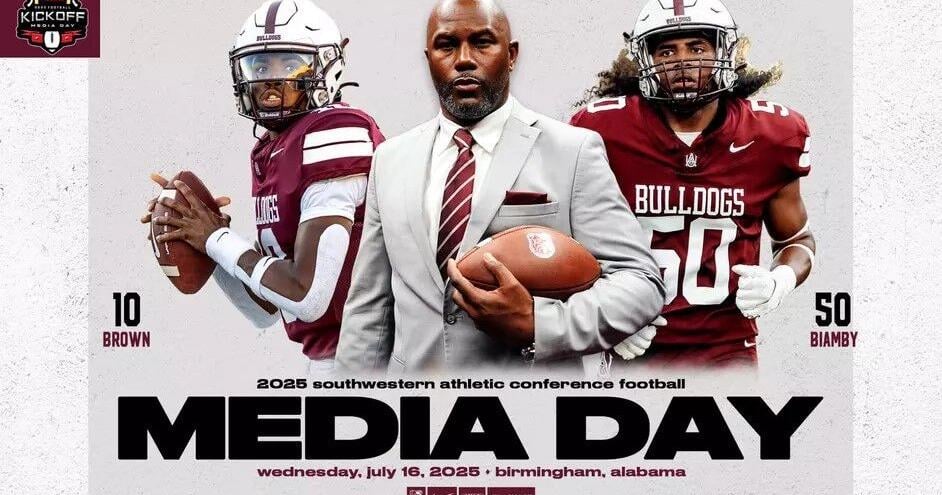 Biamby, Brown to Represent Bulldogs at SWAC Football Media Day