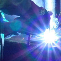 Teen welder encourages girls to pursue trade careers at Sweety Camp