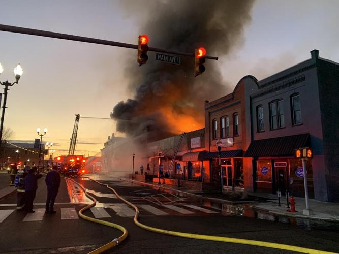 Fayetteville square fire