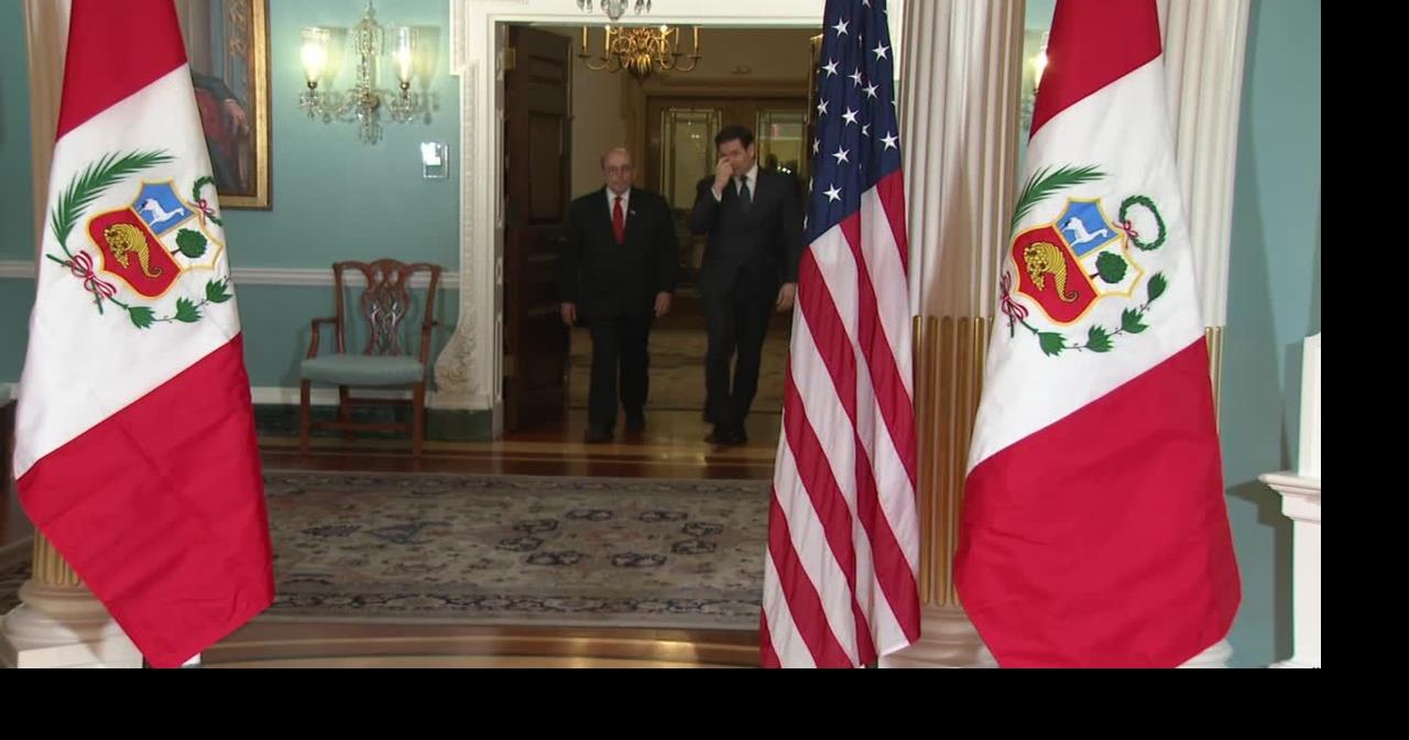 Marco Rubio welcomes Peru's Foreign Minister to Washington, DC