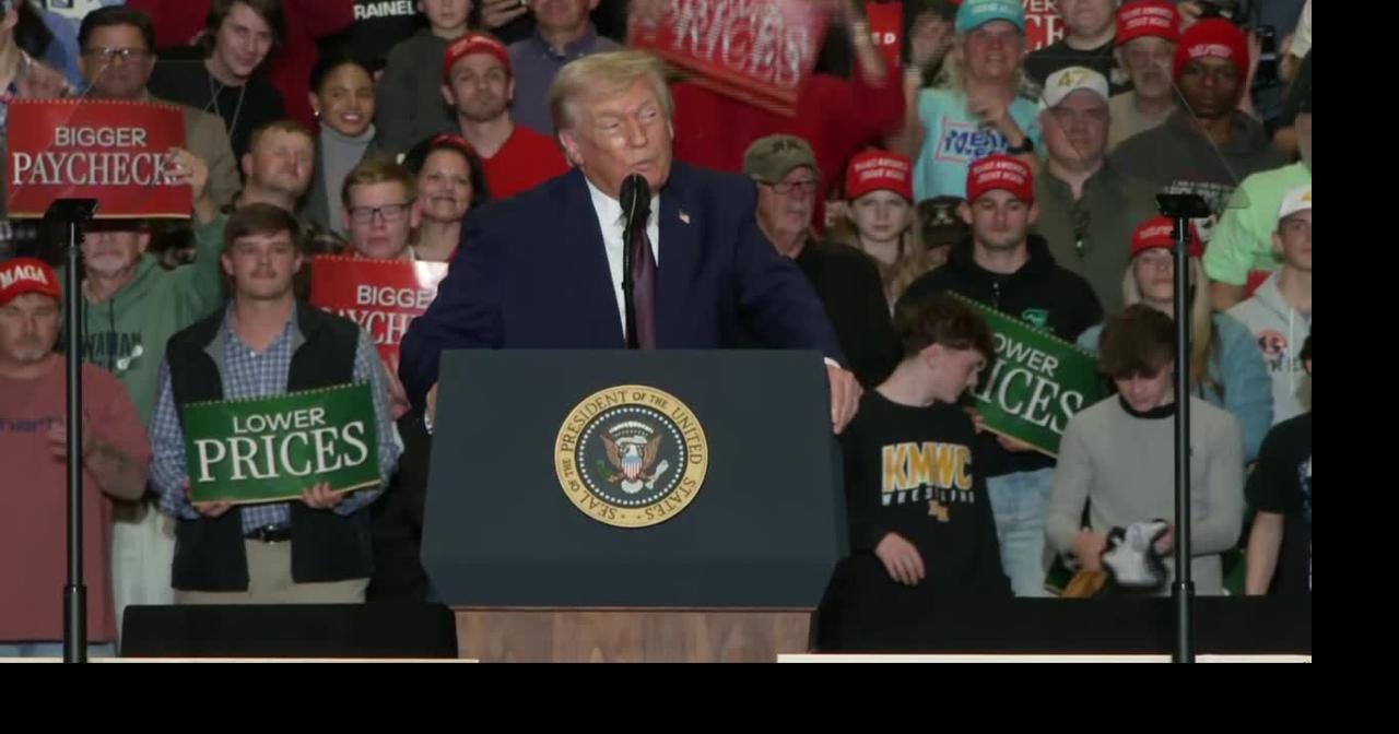 Donald Trump talks inflation at North Carolina speech on the economy