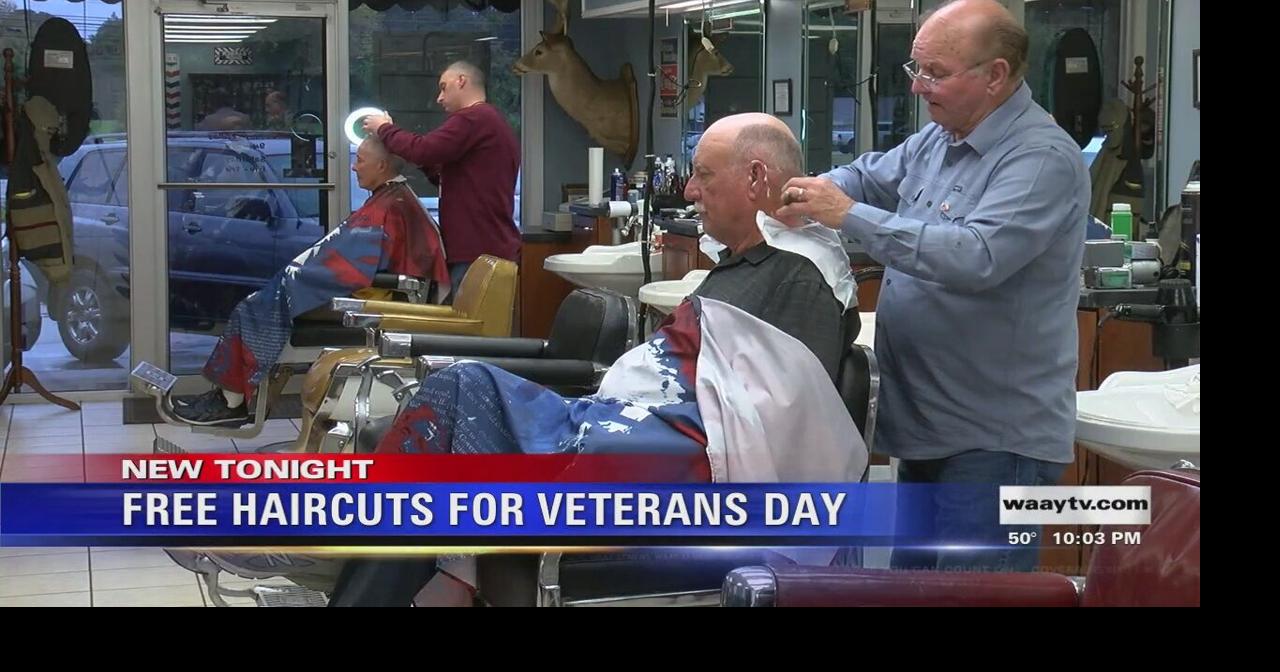 Huntsville barber honors veterans with free haircuts Huntsville