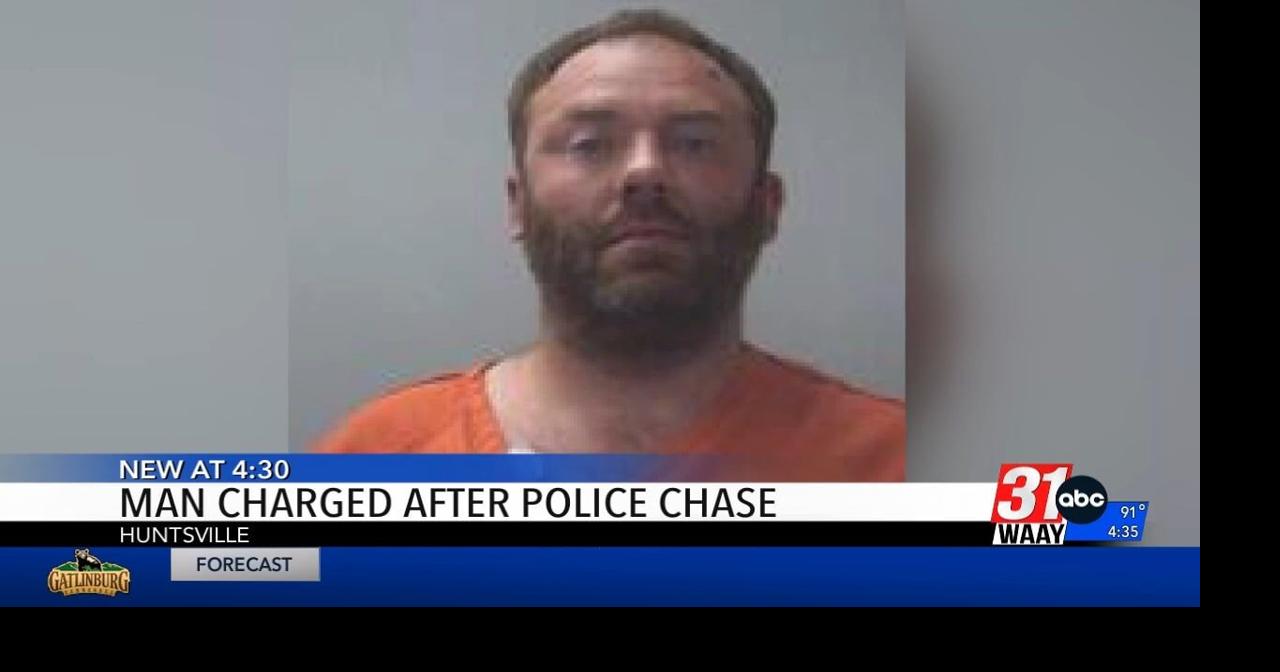 Man charged following police chase in Huntsville Video