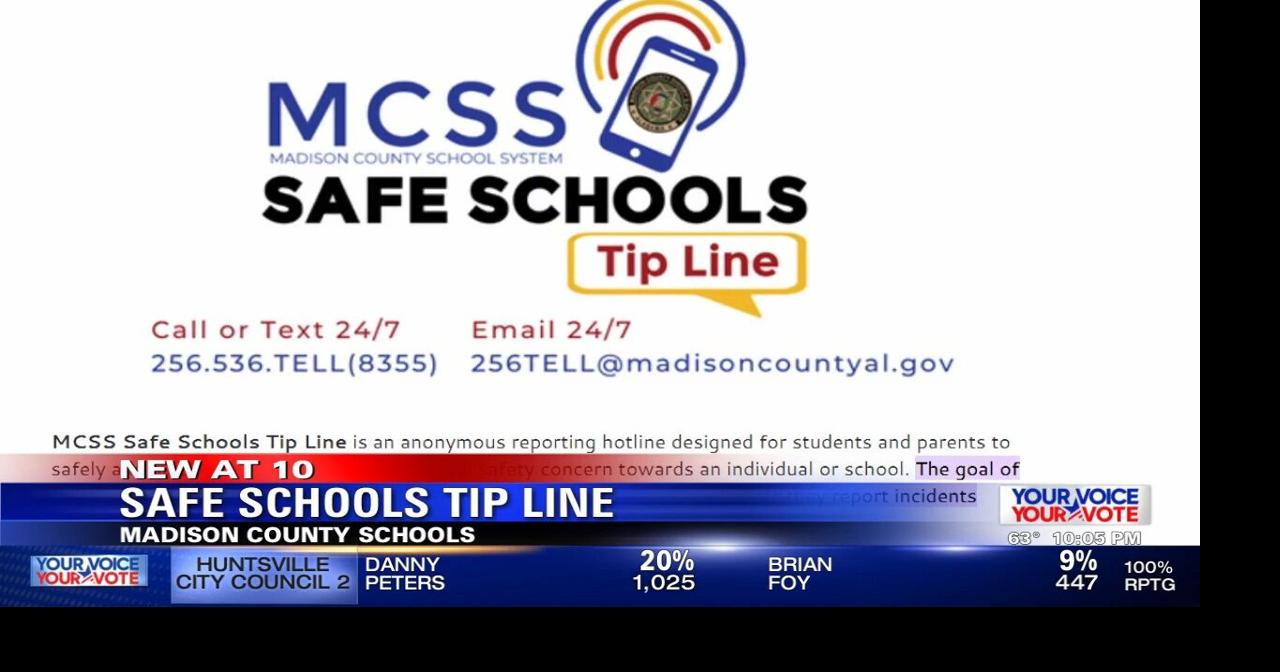 Safe Schools Tip Line Video