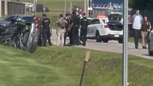 CAPTURED: Crash scene, Vanderburgh County, IN sheriff update on Casey White  and Vicky White