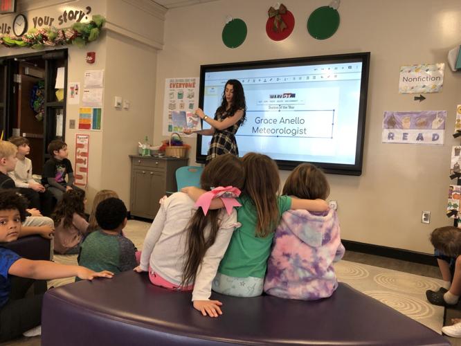 Students form 'Team Weather Forever' at Riverton Elementary School