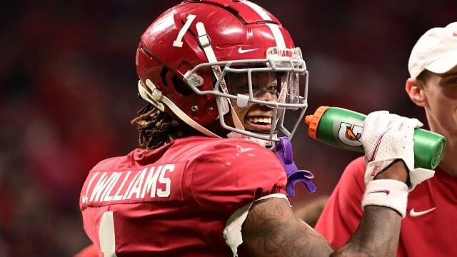 Former Alabama WR Jameson Williams drafted No. 12 overall by Detroit Lions