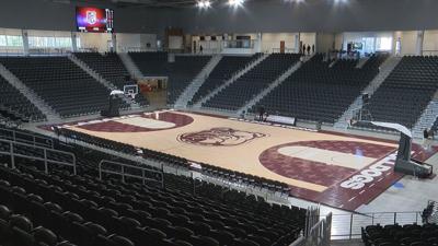 New basketball court at Alabama A&M University