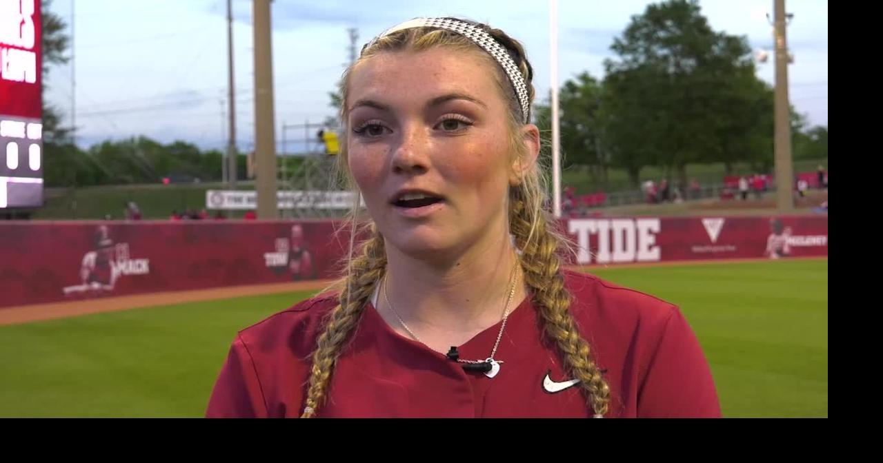 Alabama softball star Jocelyn Briski on those big wins against Ole Miss ...