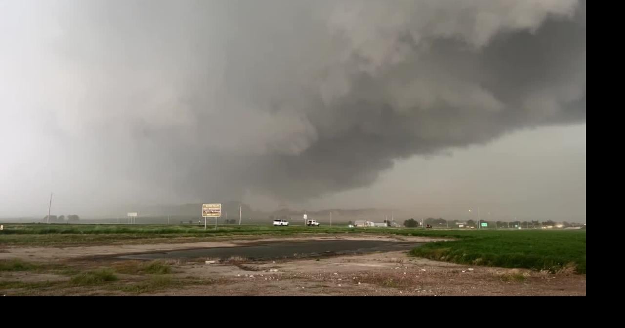 Tornado, hail destruction in Scottsbluff, Nebraska Video